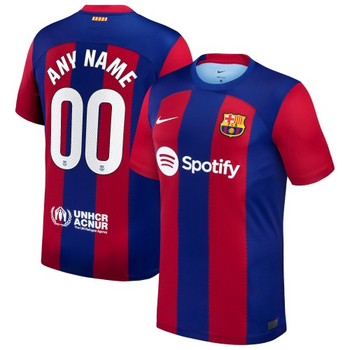 바르셀로나 나이키 2023 홈 레플리카 커스텀 유니폼 - 로얄